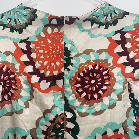 NEW Escada Kaleidoscope Kleid Silk Sheath Dress - Picture 5 of 9